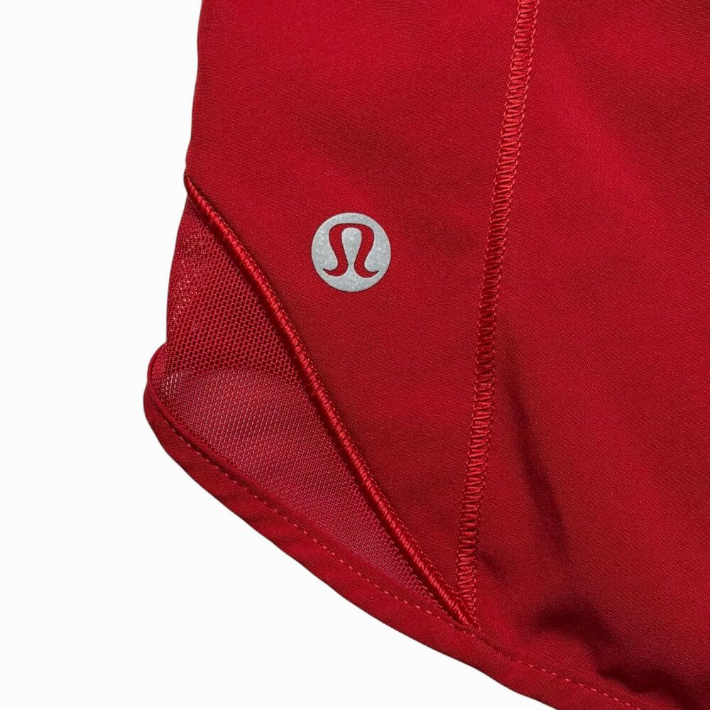 Lululemon Hotty Hot Short *Long 4" Dark Red - Picture 6 of 8